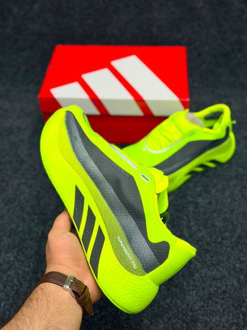 HYPERBOOST EDGE Running Shoes..Color: Neon Yellow / Grey (Volt Yellow)