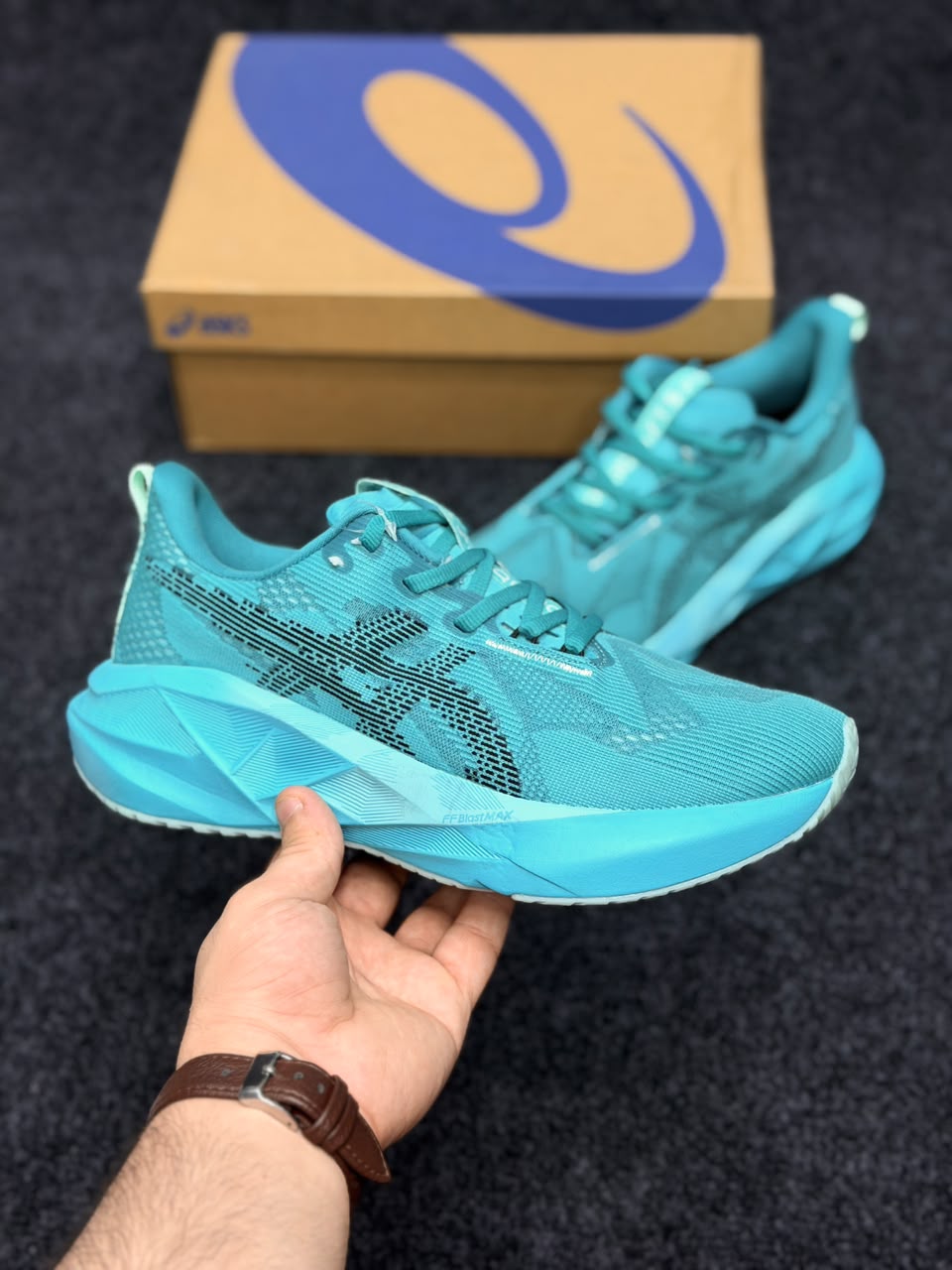 ASICS NOVABLAST 5 – Turquoise / Black