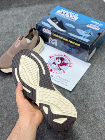 Skechers Slip-ins: Max Cushioning Hyper Burst Khaki 45789, Air-Cooled Memory Foam