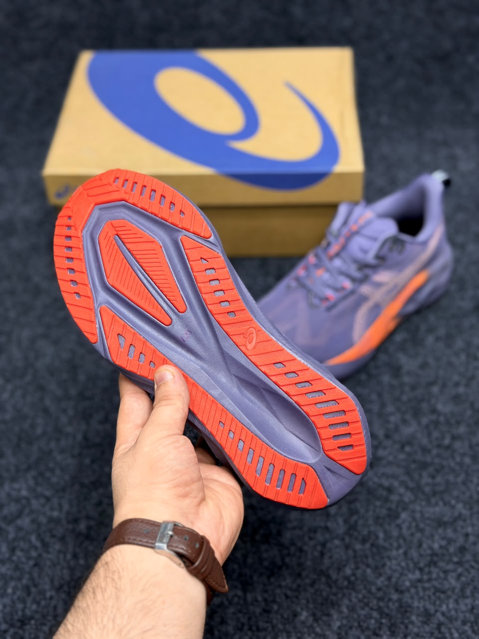 ASICS NOVABLAST 5 – Grey / Orange