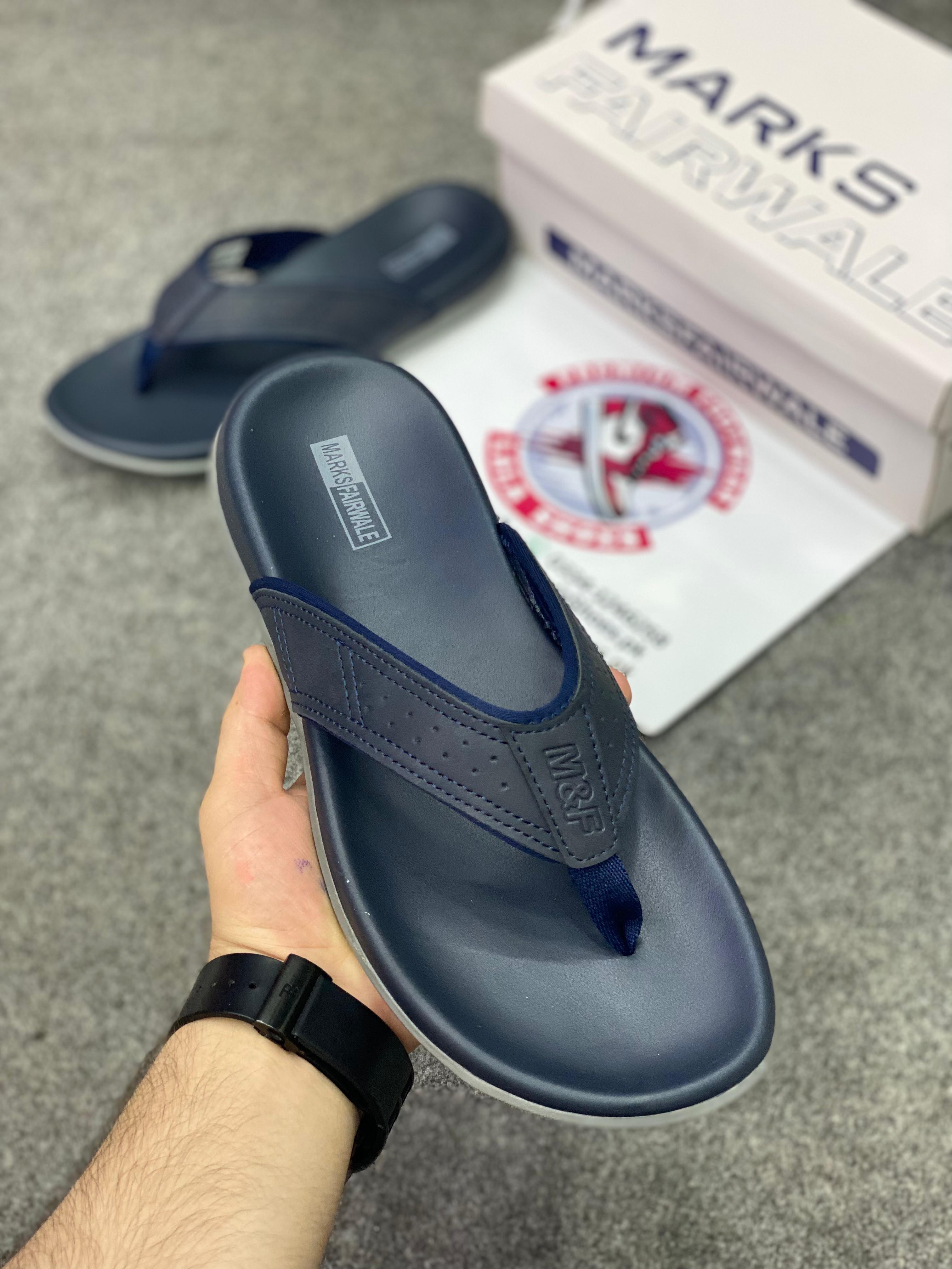 Marks 005 Leather Slides, Premium Lifestyle slides