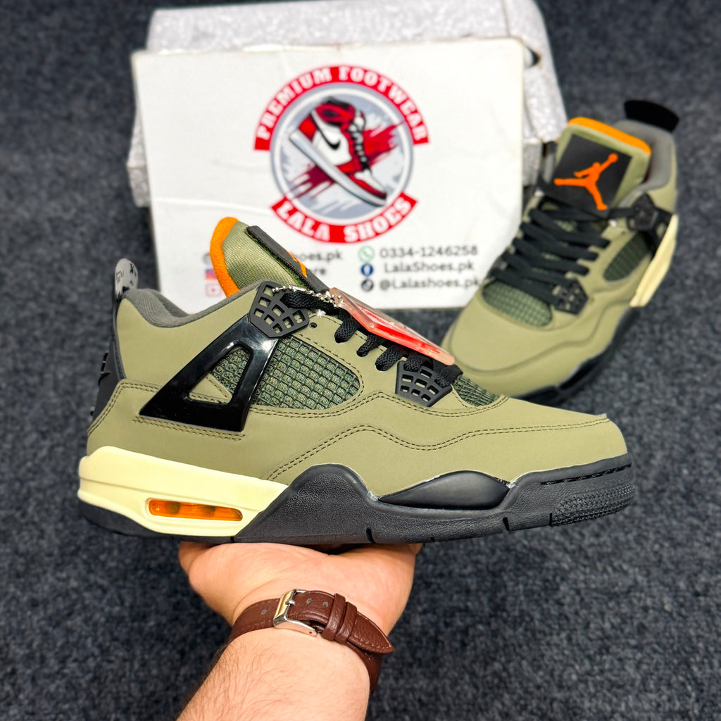 Air Jordan 4 Retro – Olive
Colour: Olive Green / Black / Sail