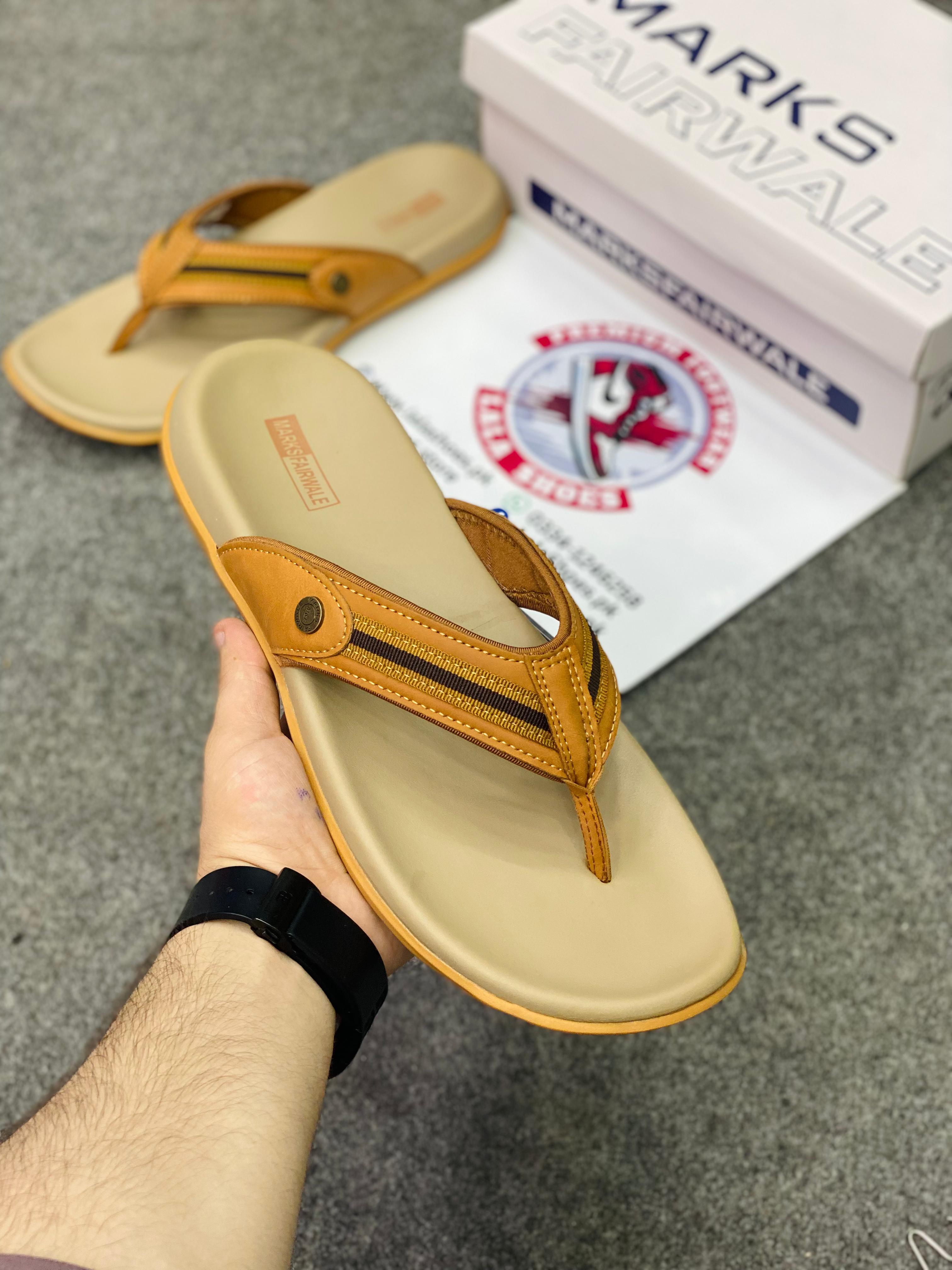 Marks 007 Leather Slides, Premium Lifestyle slides