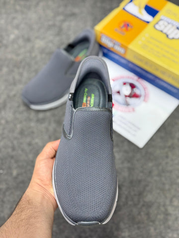 Skechers Slip-ins: Max Cushioning Hyper Burst Dark grey, Air-Cooled Memory Foam