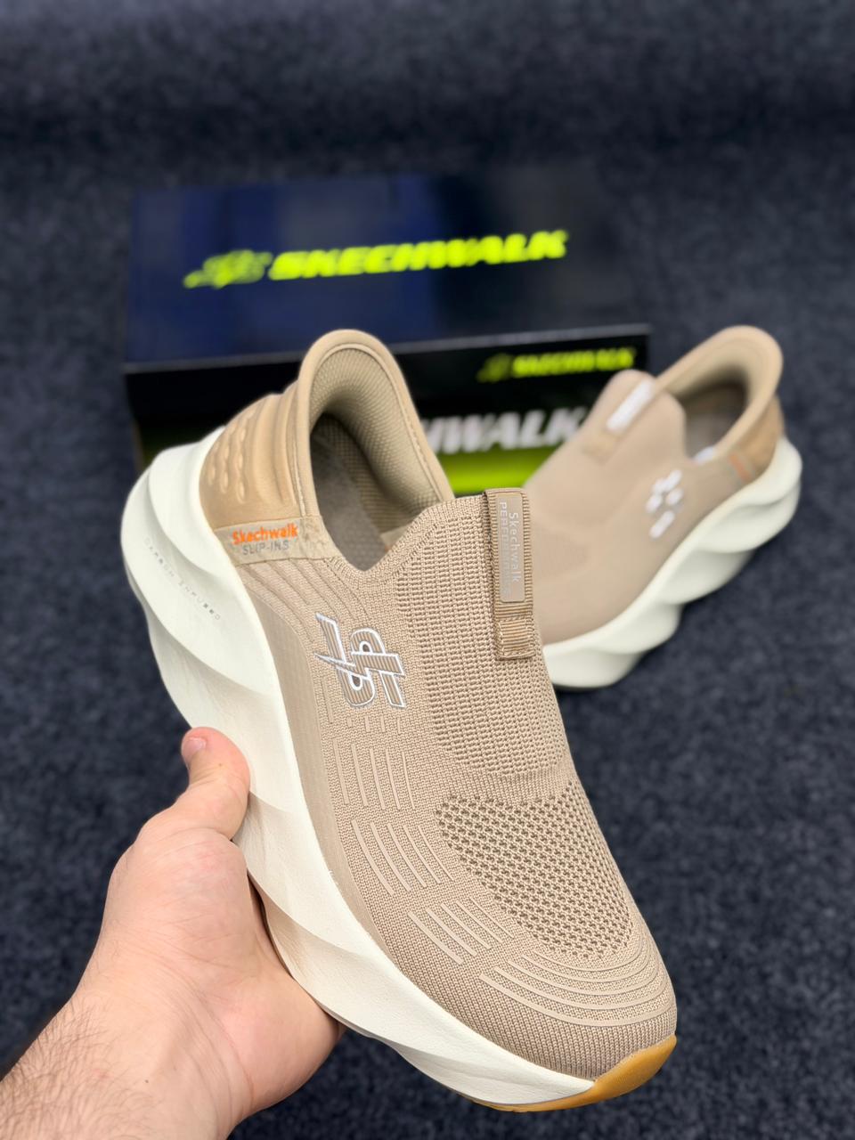 Skechers Hyper Boost – 2026 Model. Cream colour