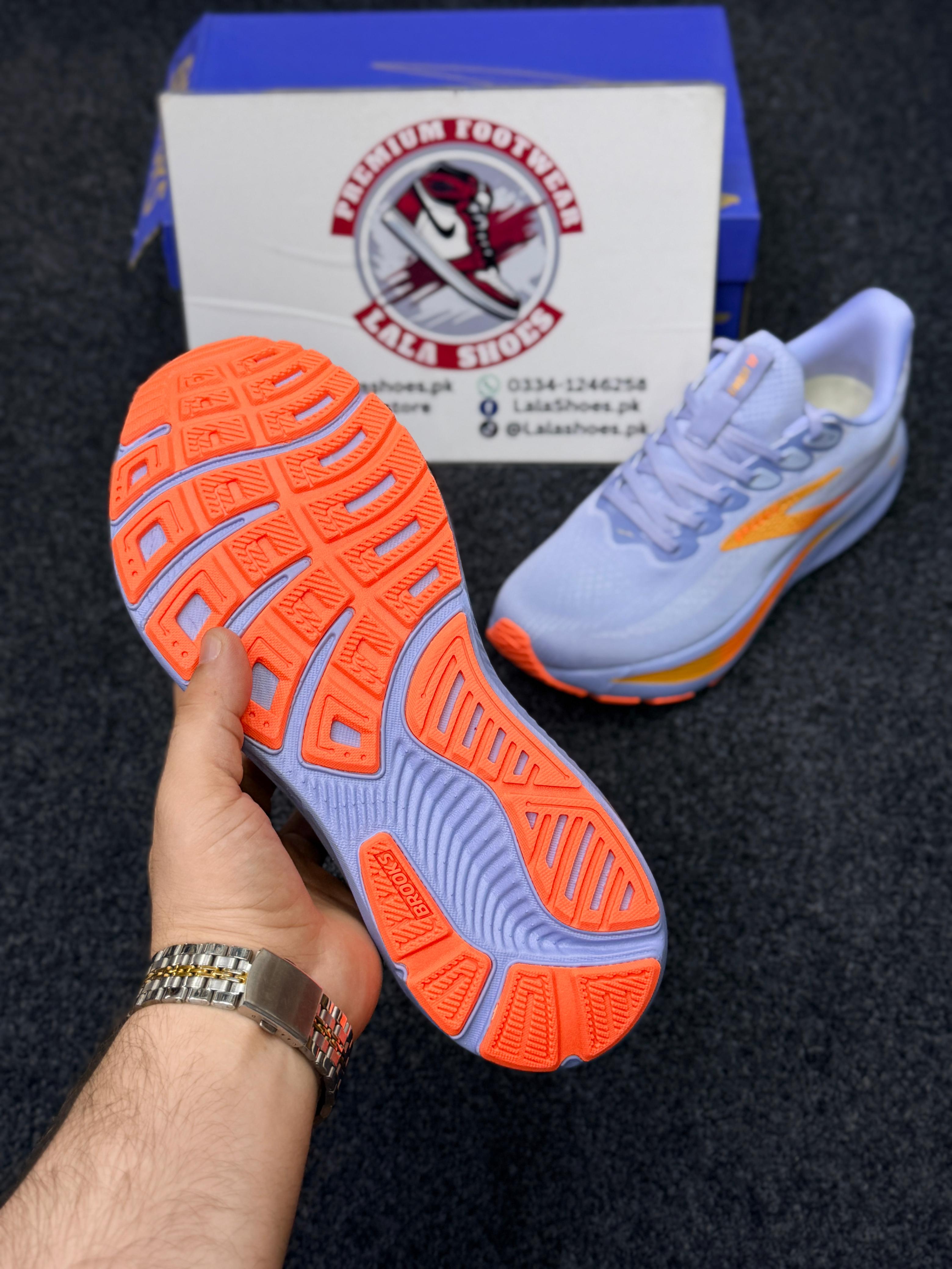 Brooks Ghost Series Men’s Running Shoes – Breathable Mesh & Soft Cushion Sole