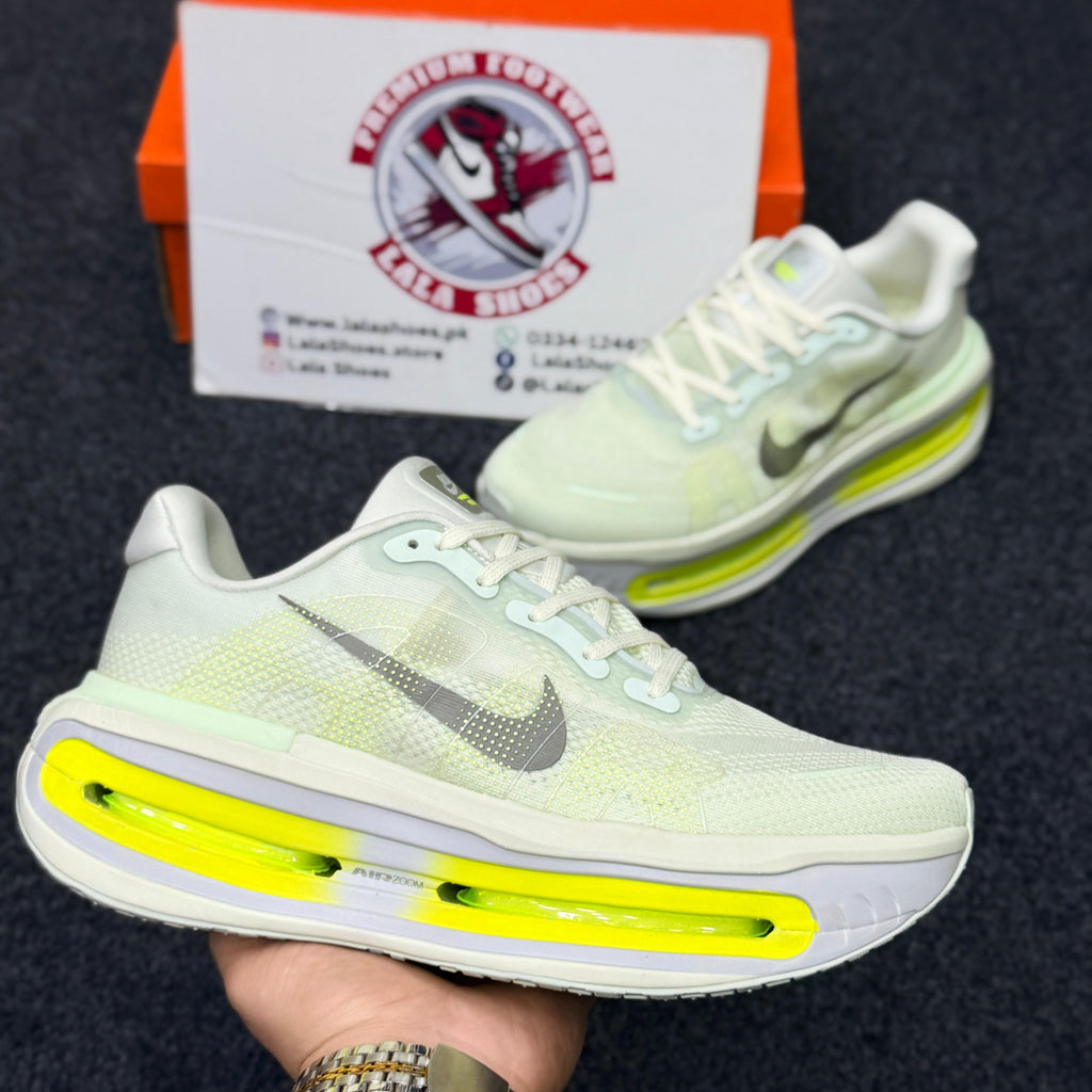 Nike Air Zoom Cushion Running Shoes – Light Grey Neon