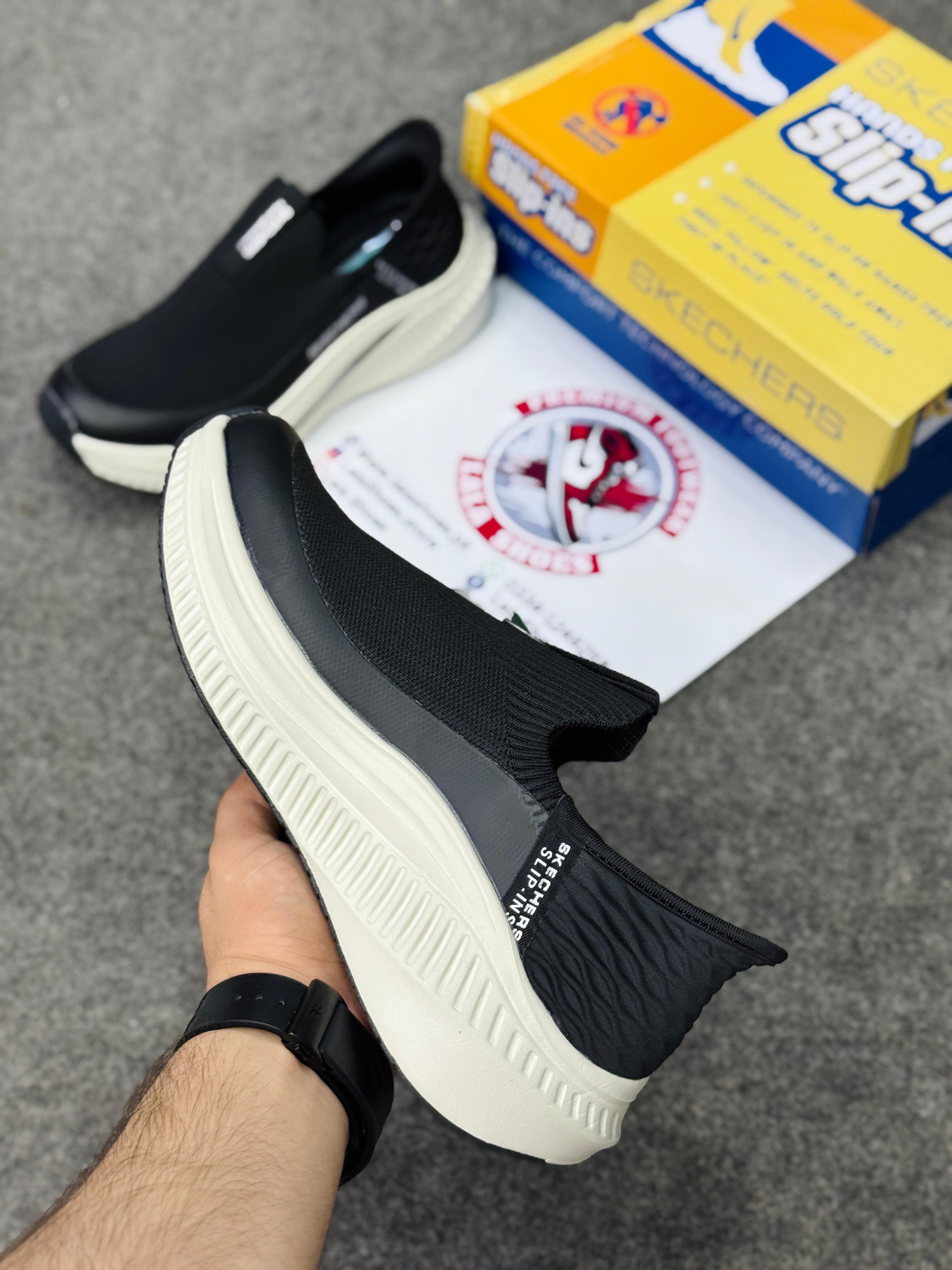 Skechers Max Cushion SlipOns – Free Delivery 785367