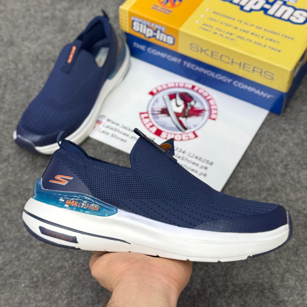 Skechers Slip-ins: Max Cushioning Hyper Burst Navy blue, Air-Cooled Memory Foam