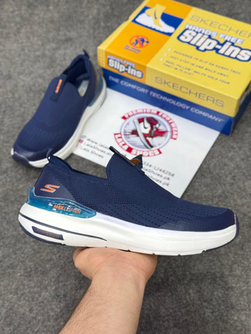 Skechers Slip-ins: Max Cushioning Hyper Burst Navy blue, Air-Cooled Memory Foam