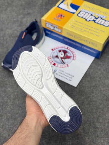 Skechers Slip-ins: Max Cushioning Hyper Burst Navy blue, Air-Cooled Memory Foam