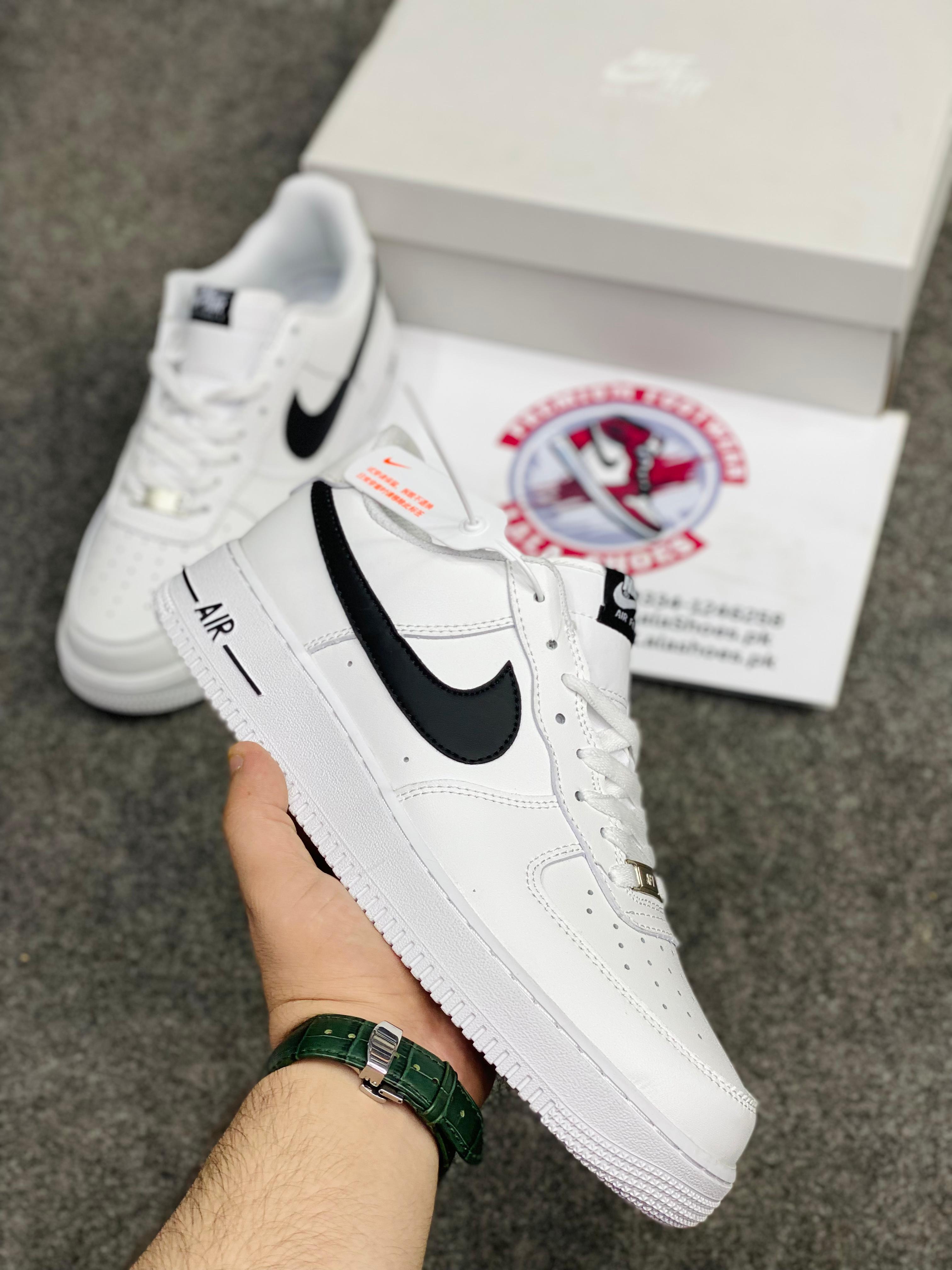 "Nike" Air Force White & black