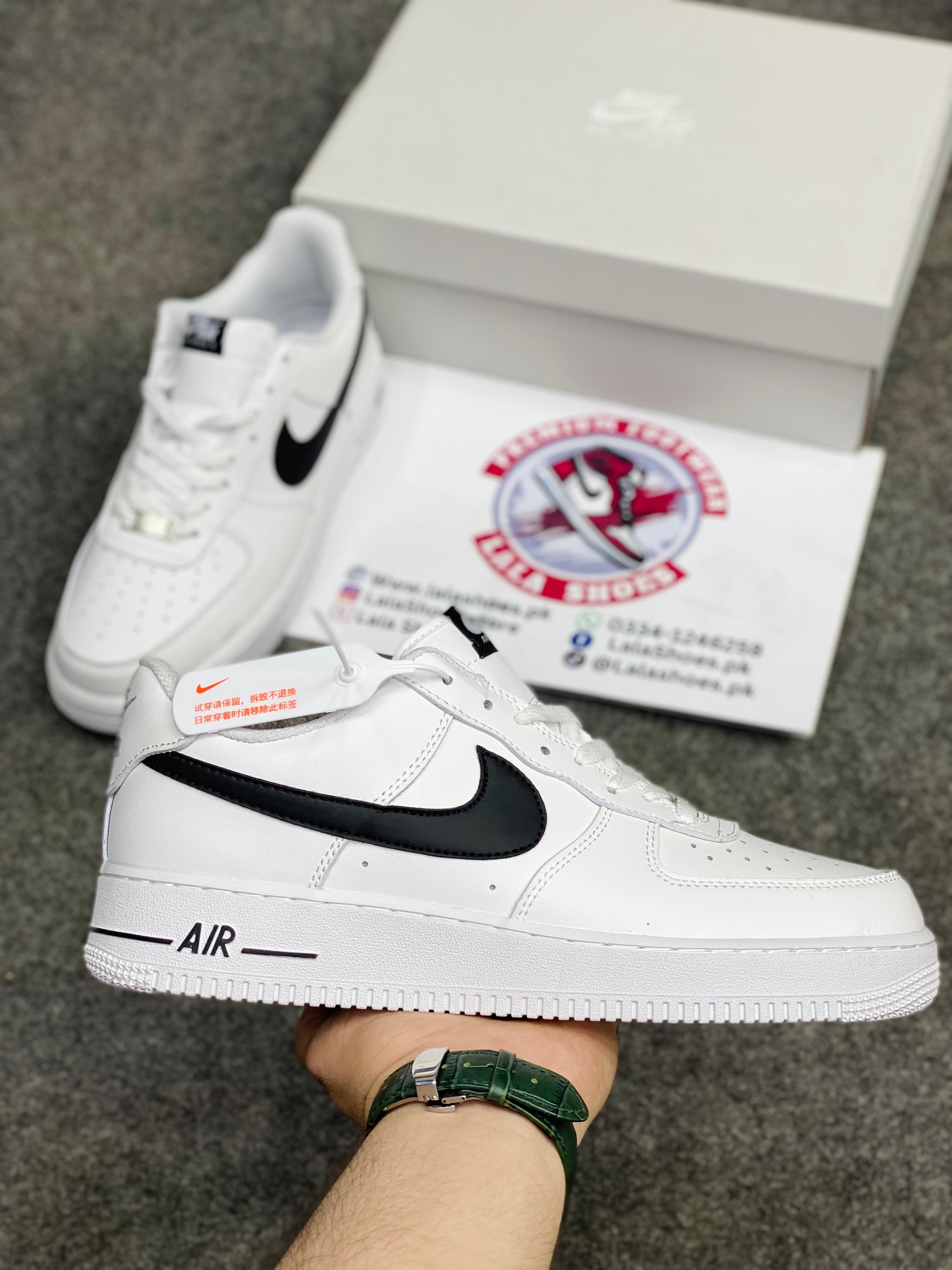 "Nike" Air Force White & black