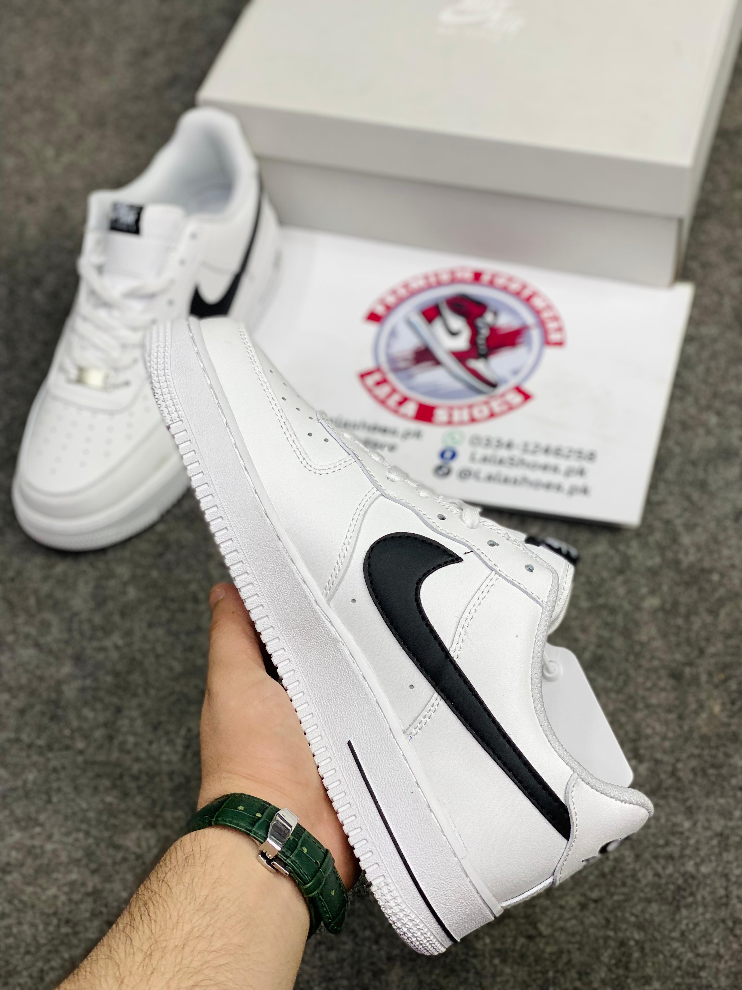 "Nike" Air Force White & black