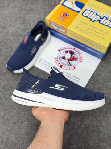Skechers Slip-ins: Max Cushioning Hyper Burst Navy blue, Air-Cooled Memory Foam