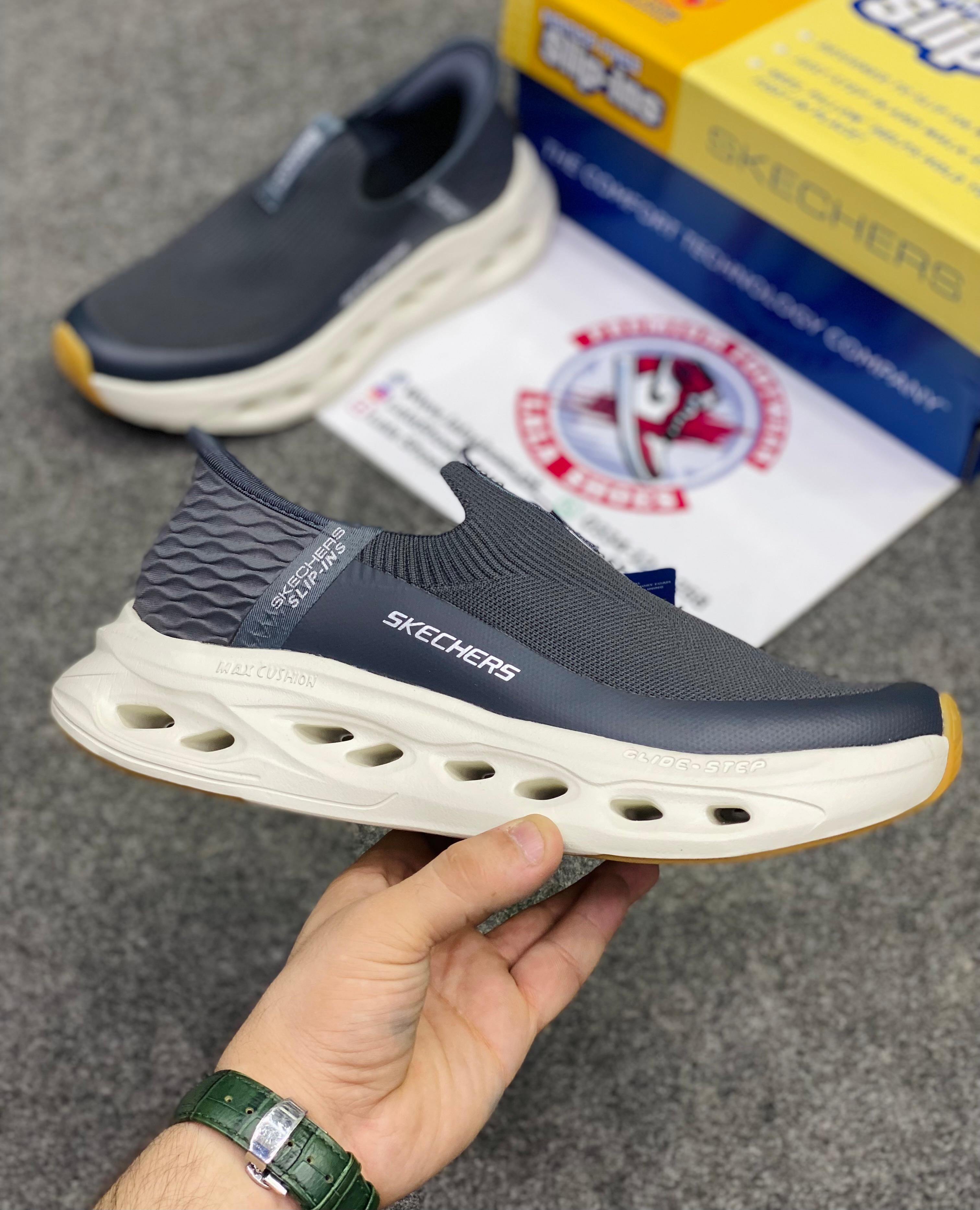 Skechers GlideFit Max Cushion SlipOns – Ultra Comfort - Free Delivery 001