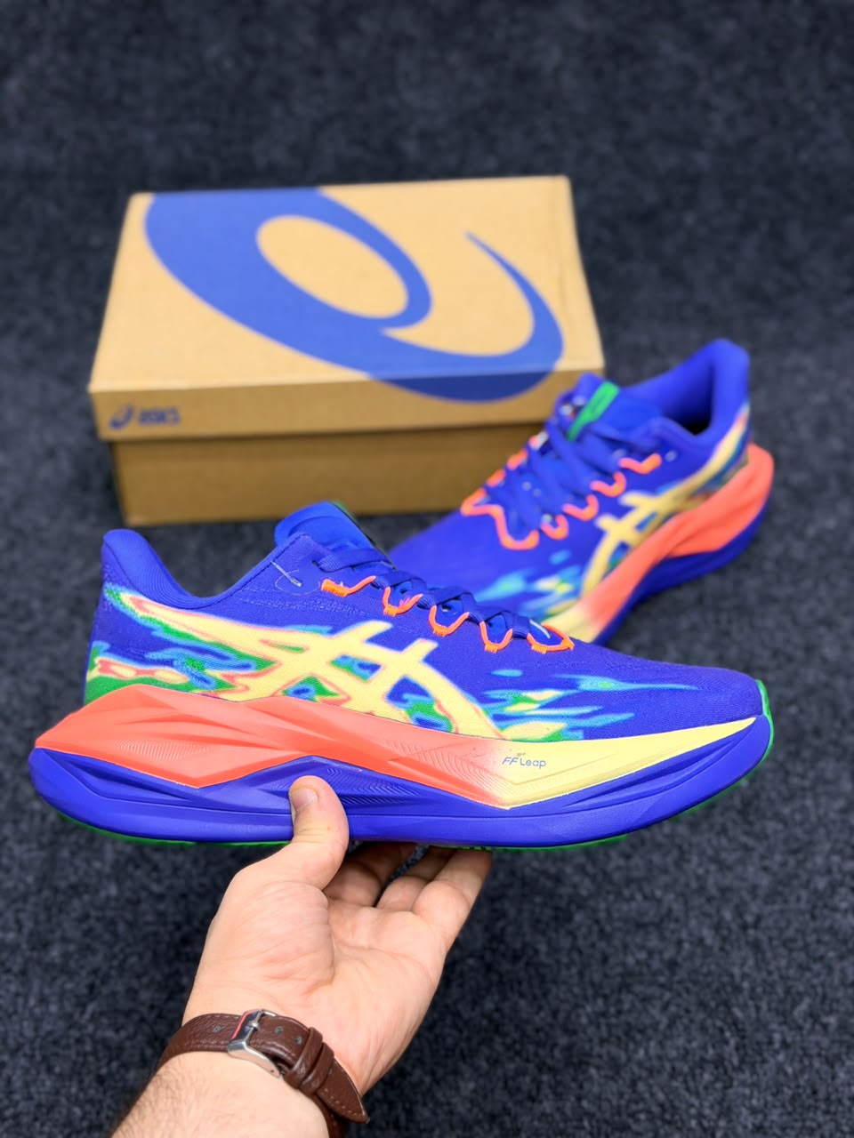 ASICS Superblast 3 – Royal Blue / Orange Multi