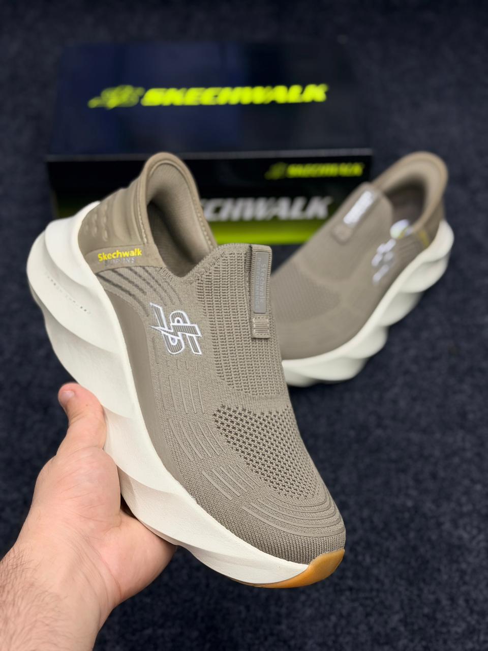 Skechers Hyper Boost – 2026 Model khaki colour