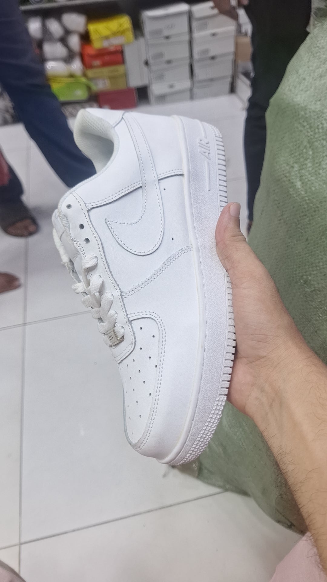 Airforce shoes all white