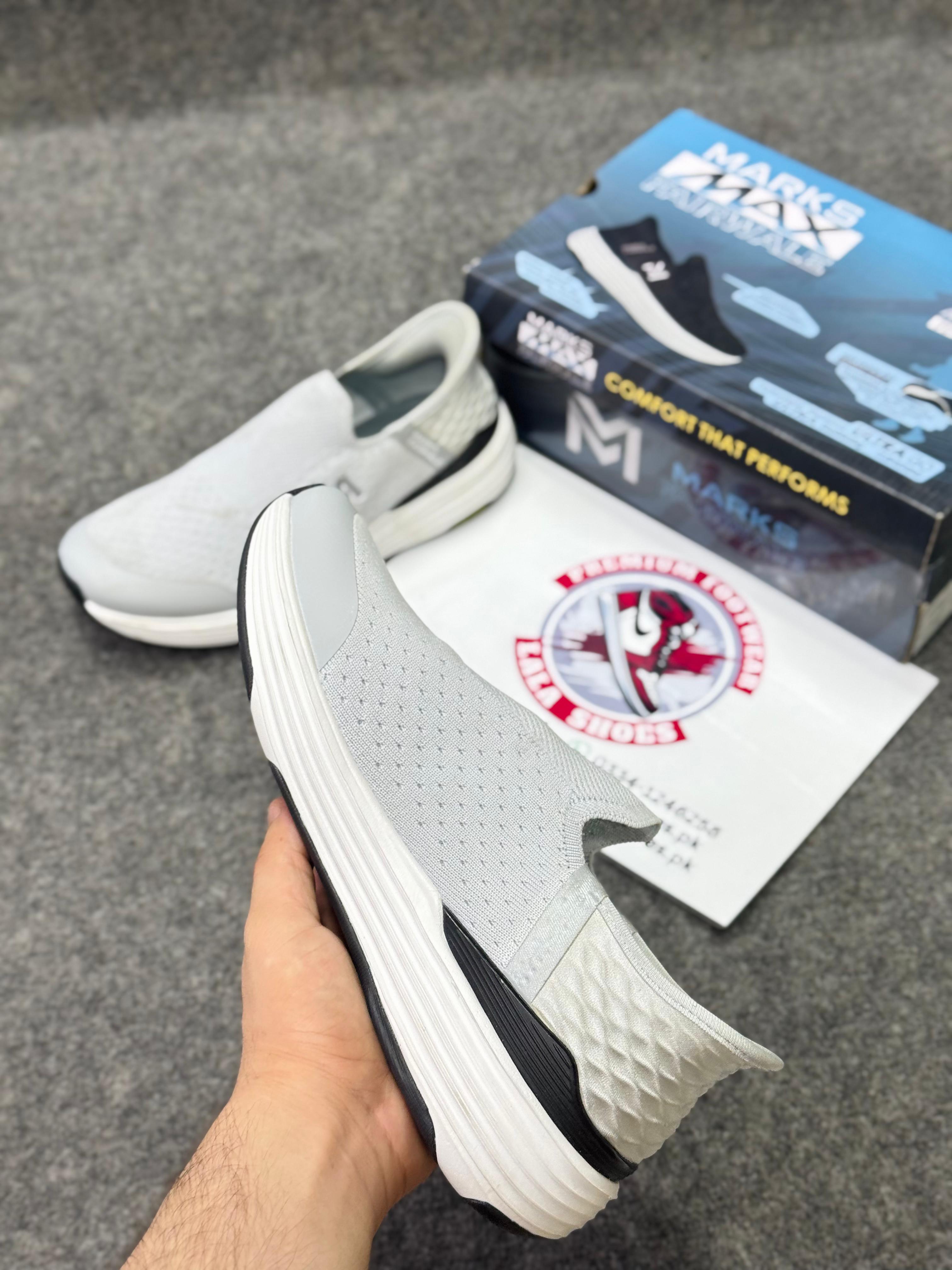 Skechers Max Cushioning Ultra Light weight Light grey