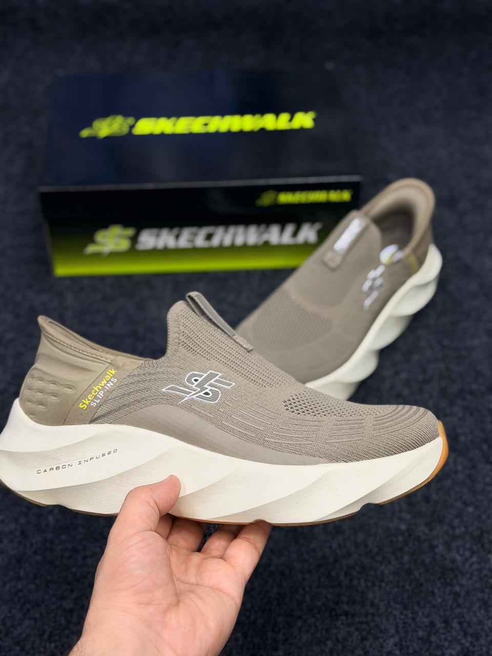 Skechers Hyper Boost – 2026 Model khaki colour