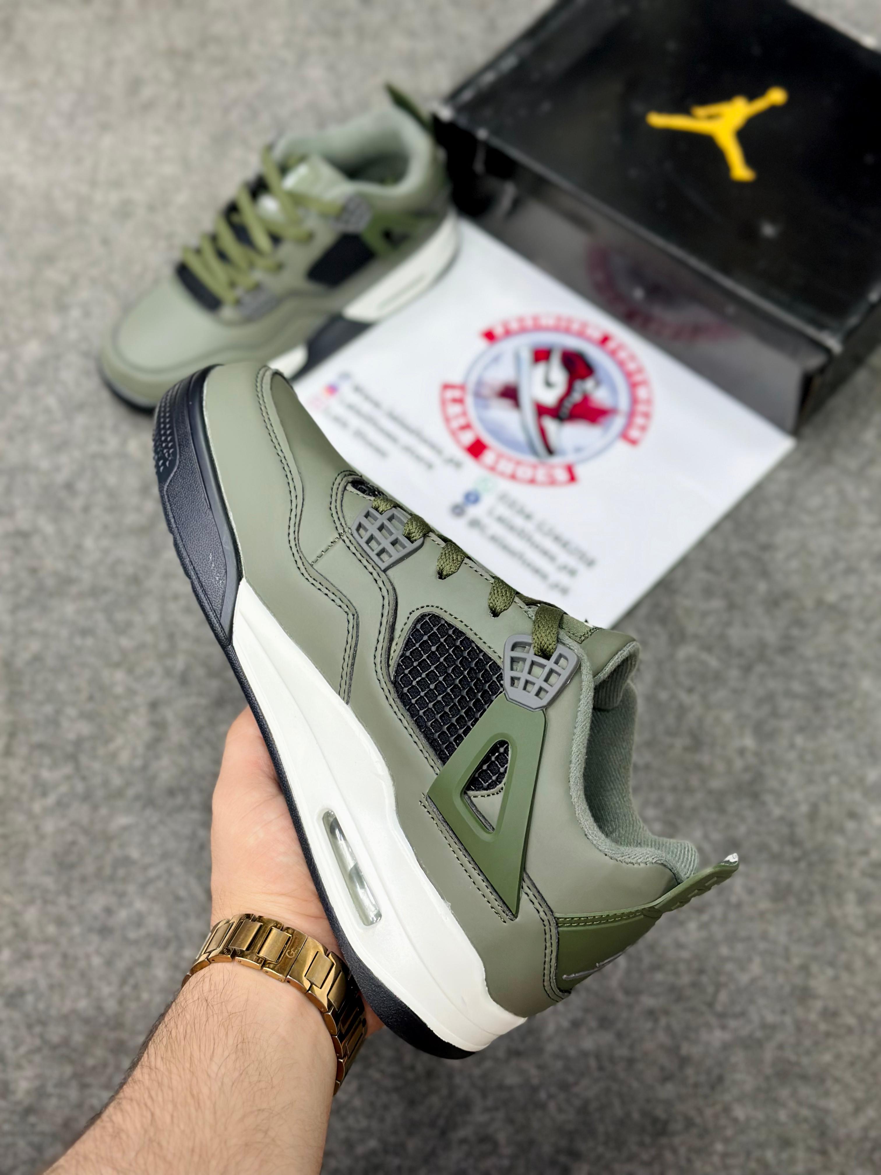 Air Jordan 4 Retro Army Green