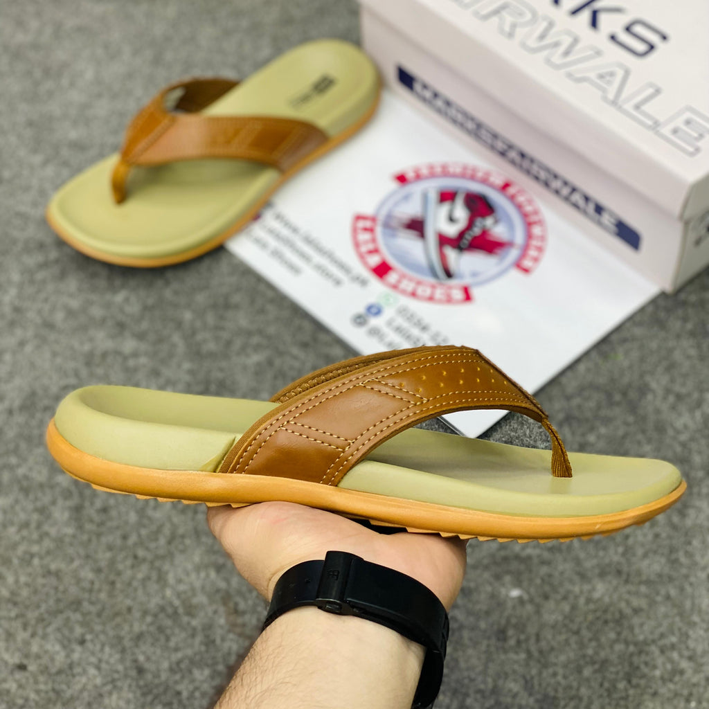 Marks 004 Leather Slides, Premium Lifestyle slides