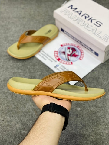 Marks 004 Leather Slides, Premium Lifestyle slides