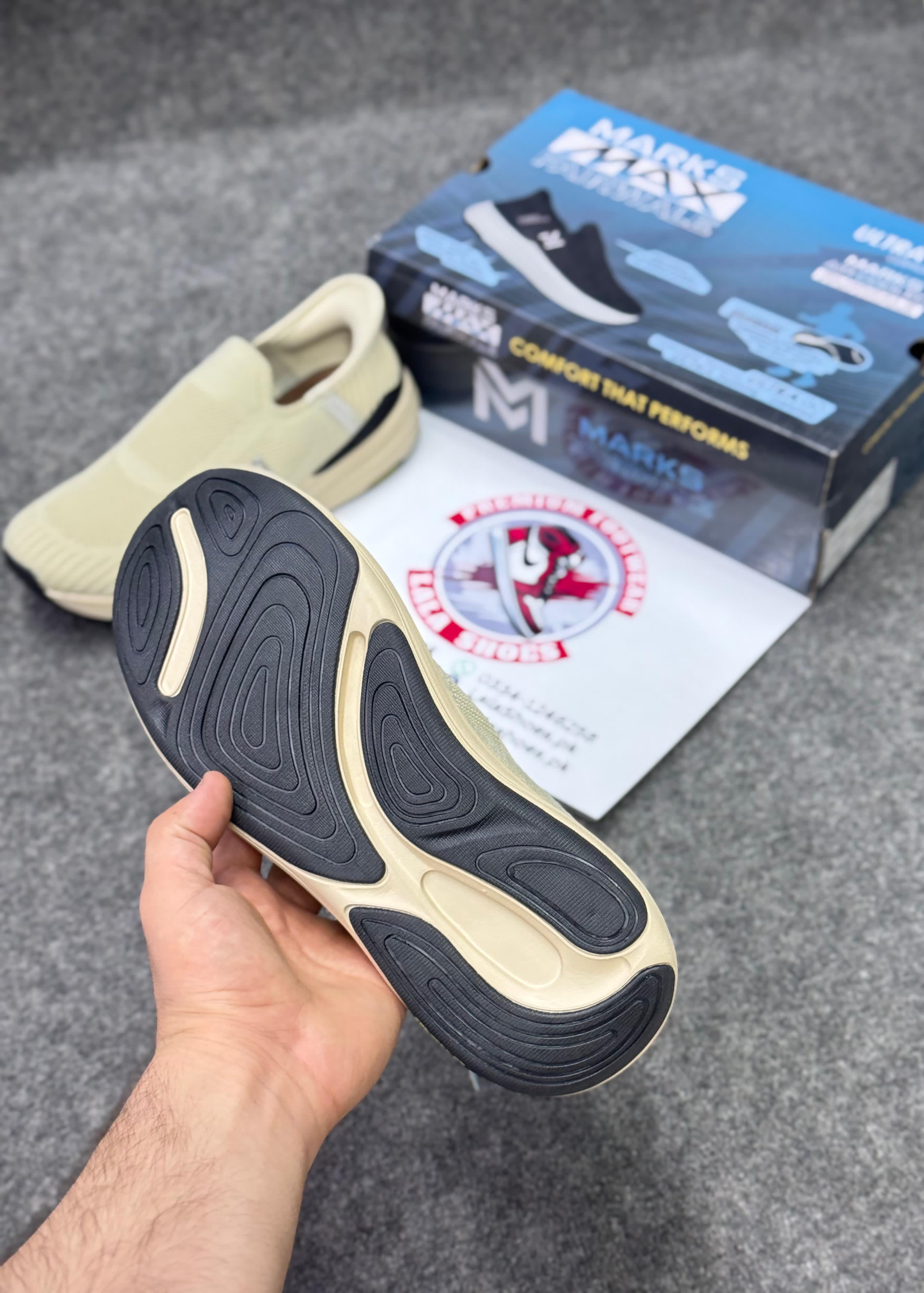 Skechers Max Cushioning Ultra Light weight Beige