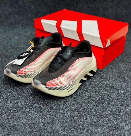 adidas Hyperboost Edge Running Shoes.....White / Solar Red / Black