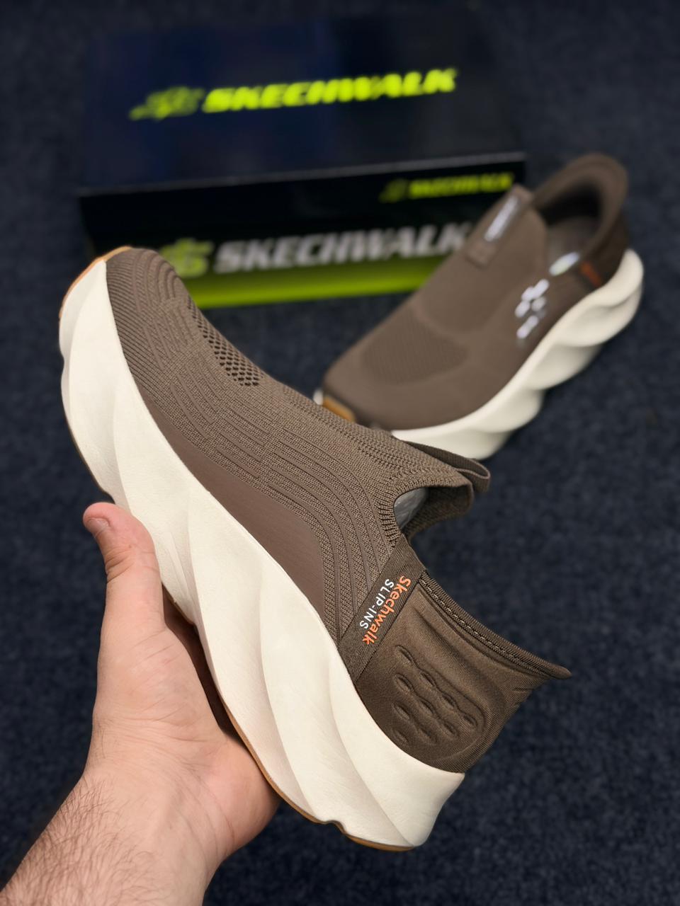 Skechers Hyper Boost – 2026 Model brown colour