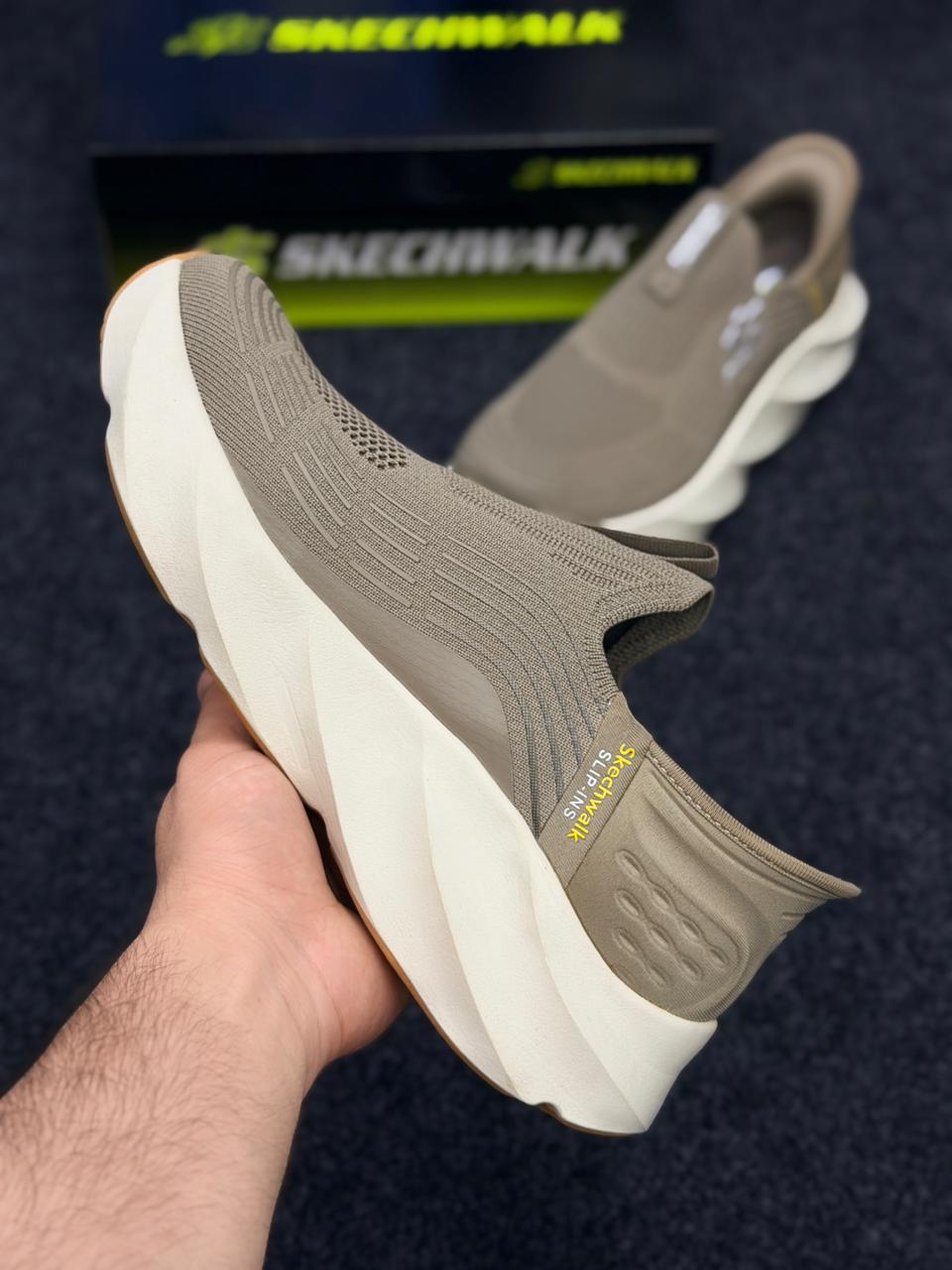 Skechers Hyper Boost – 2026 Model khaki colour
