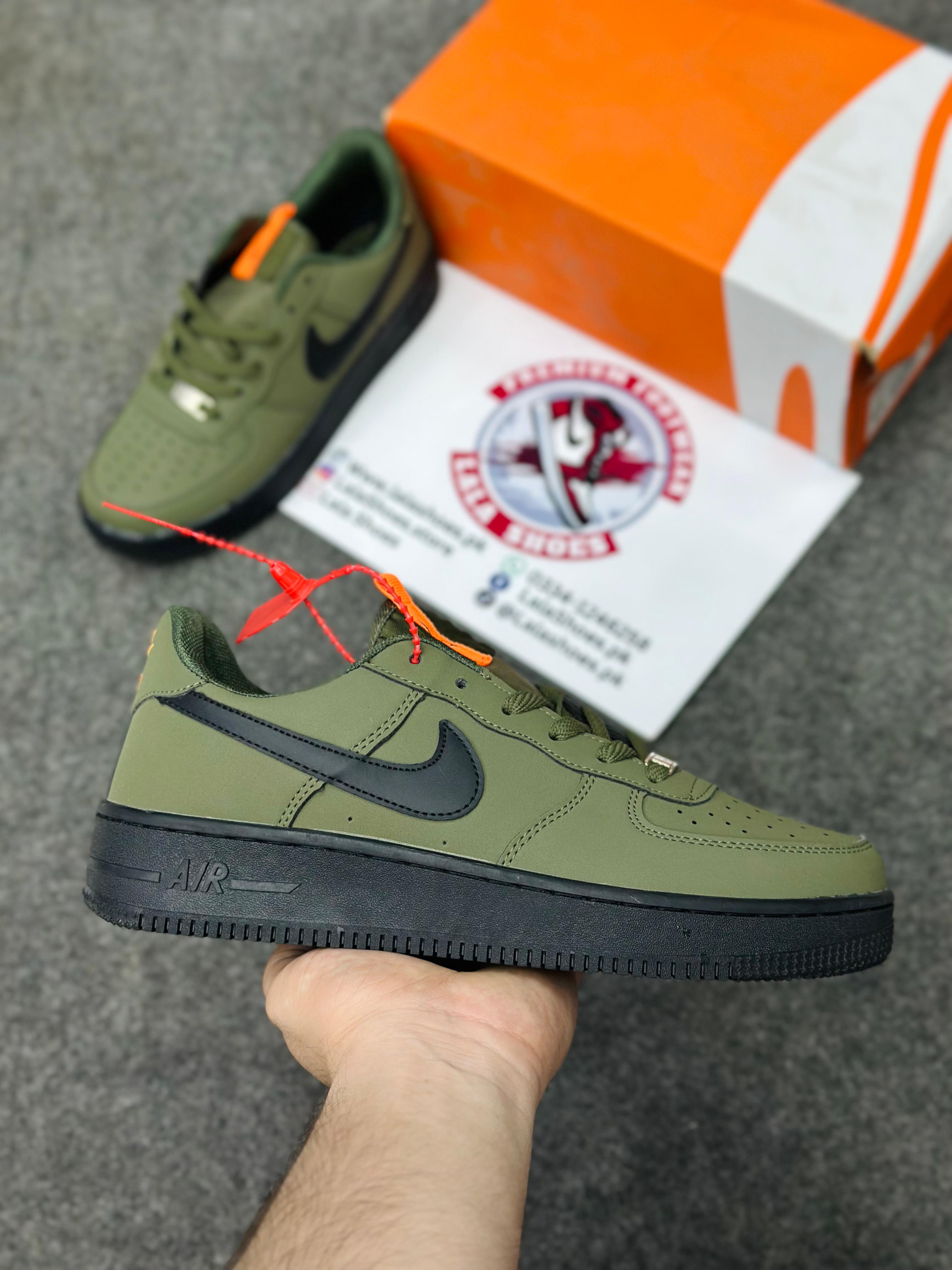Nike Air Force Olive Green