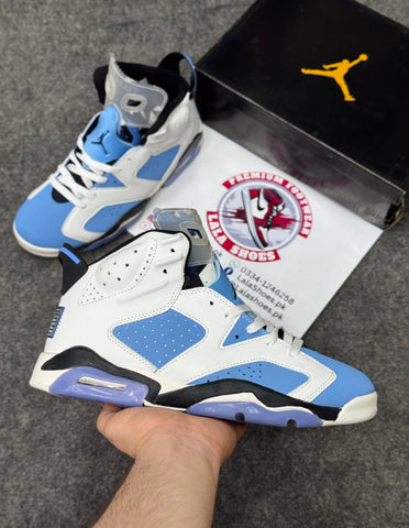 Air Jordan 6 white blue