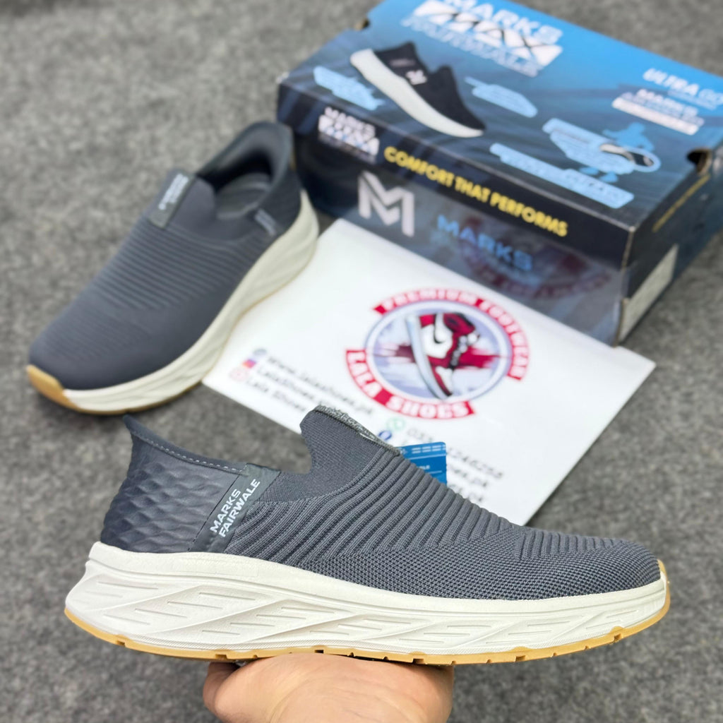 Skechers Slip-ins: Max Cushioning Hyper Burst Grey, Running Shoes in Pakistan