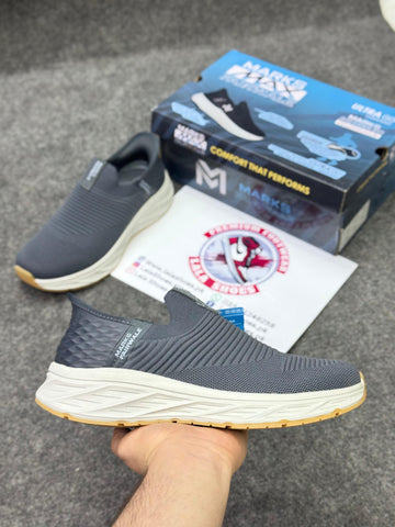 Skechers Slip-ins: Max Cushioning Hyper Burst Grey, Running Shoes in Pakistan