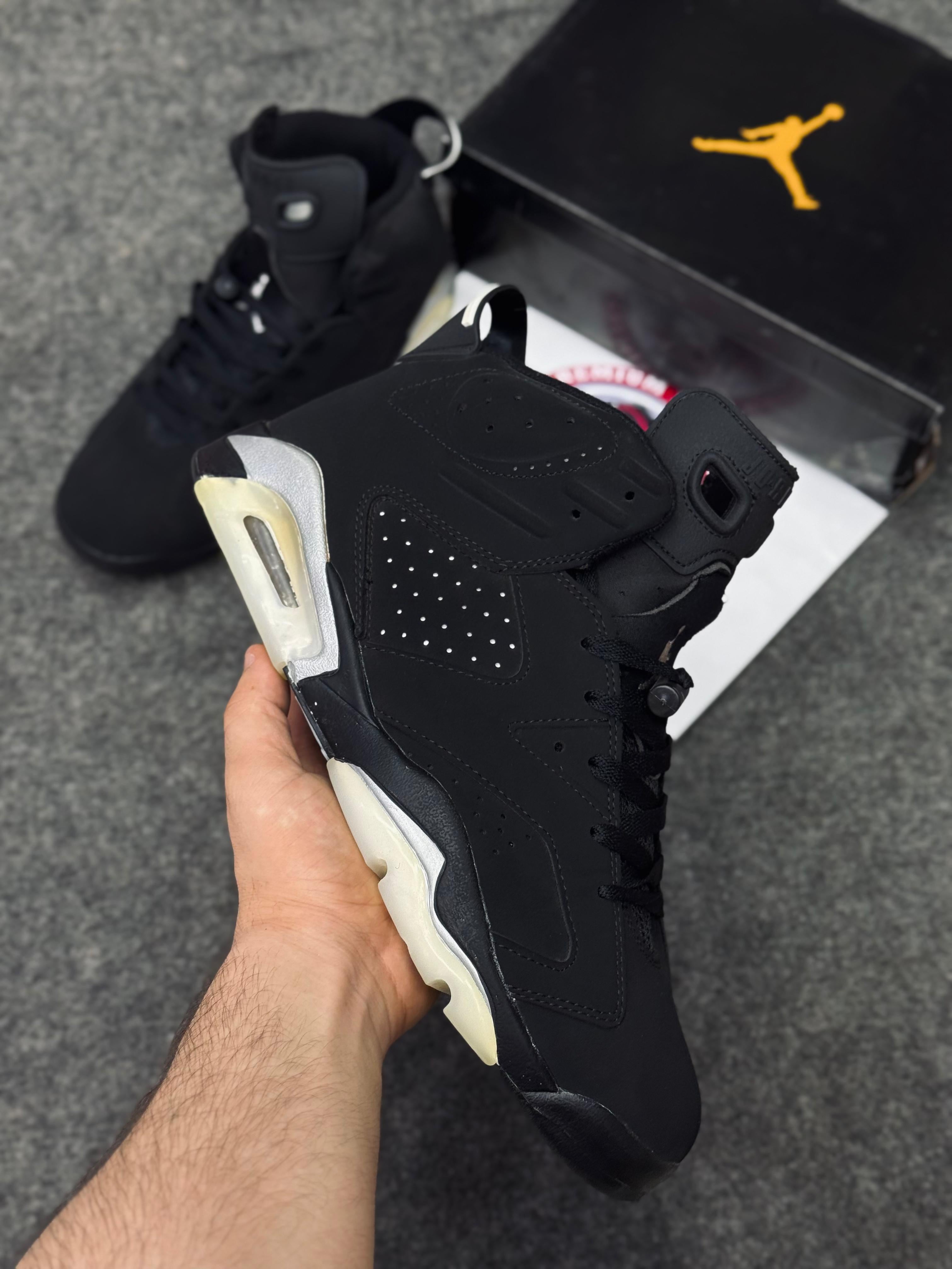 Air Jordan 6 black grey