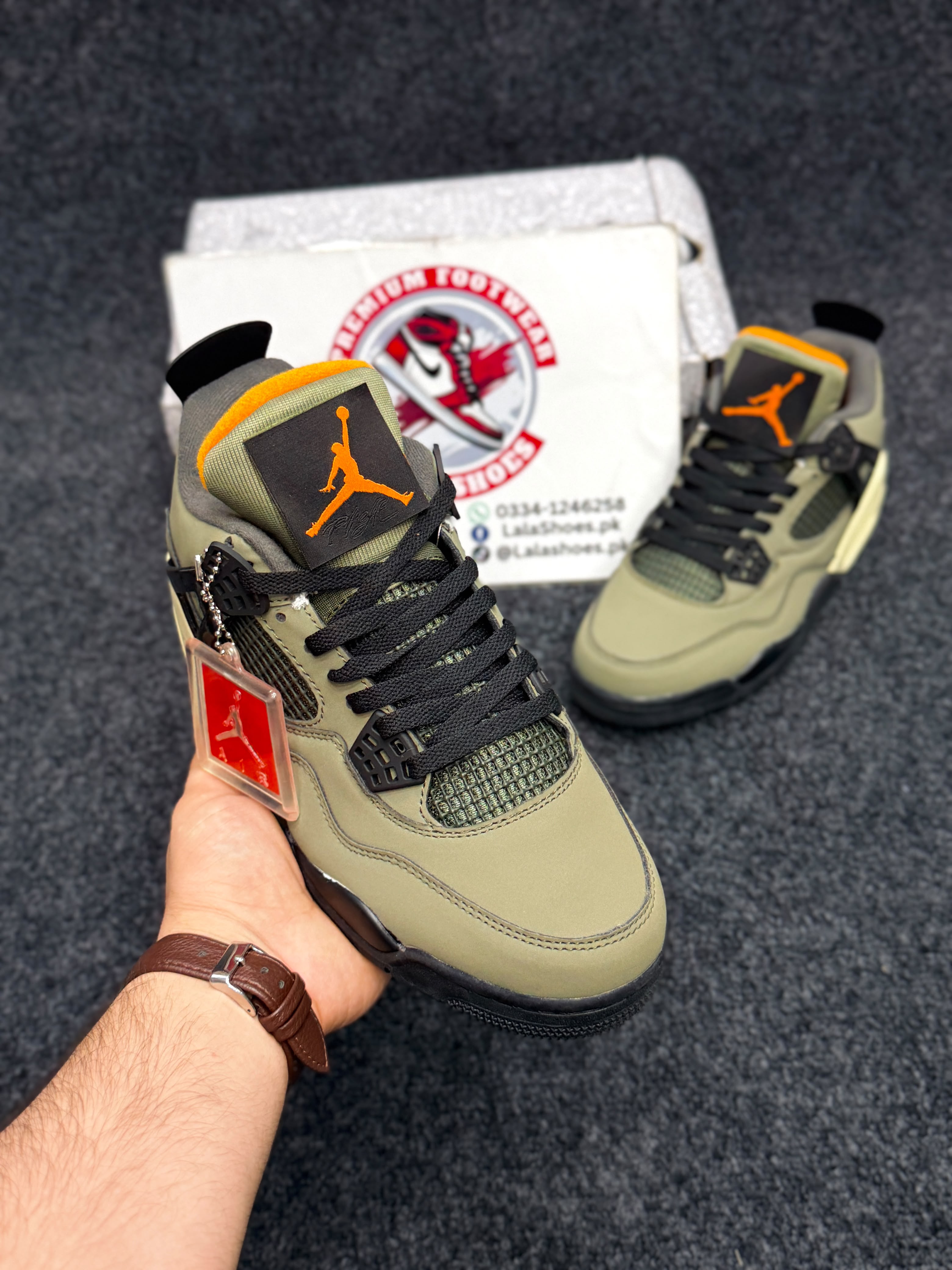 Air Jordan 4 Retro – Olive
Colour: Olive Green / Black / Sail