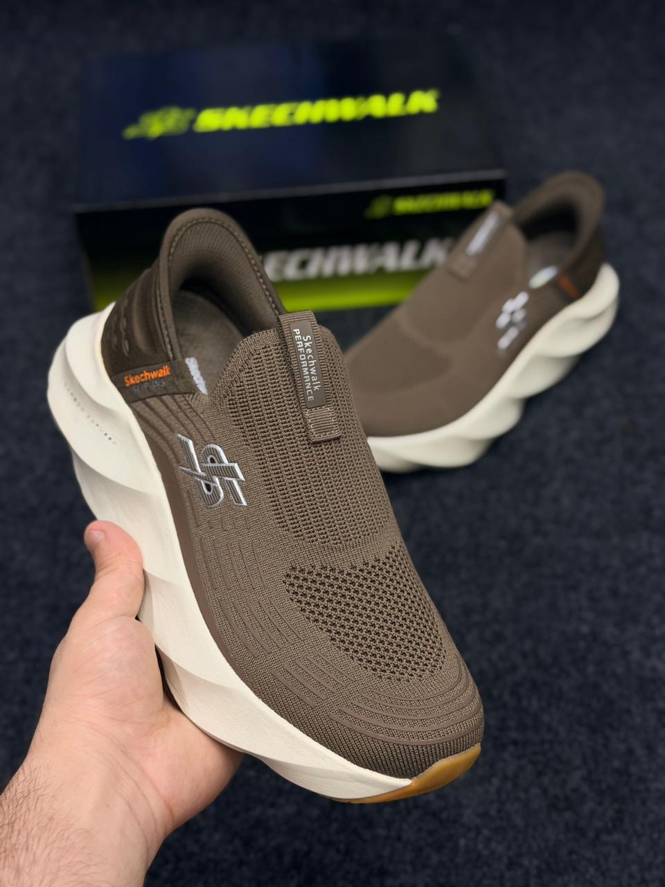 Skechers Hyper Boost – 2026 Model brown colour
