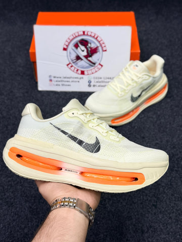 Nike Air Zoom Cushion Running Shoes – Cream Orange  Neon