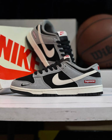 Nike sb dunks supreme grey black