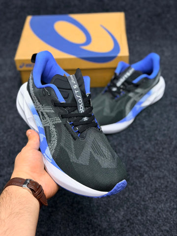 ASICS NOVABLAST 5 – Black / Blue / White