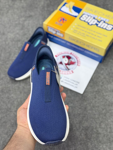 Skechers Slip-ins: Max Cushioning Hyper Burst Navy blue, Air-Cooled Memory Foam