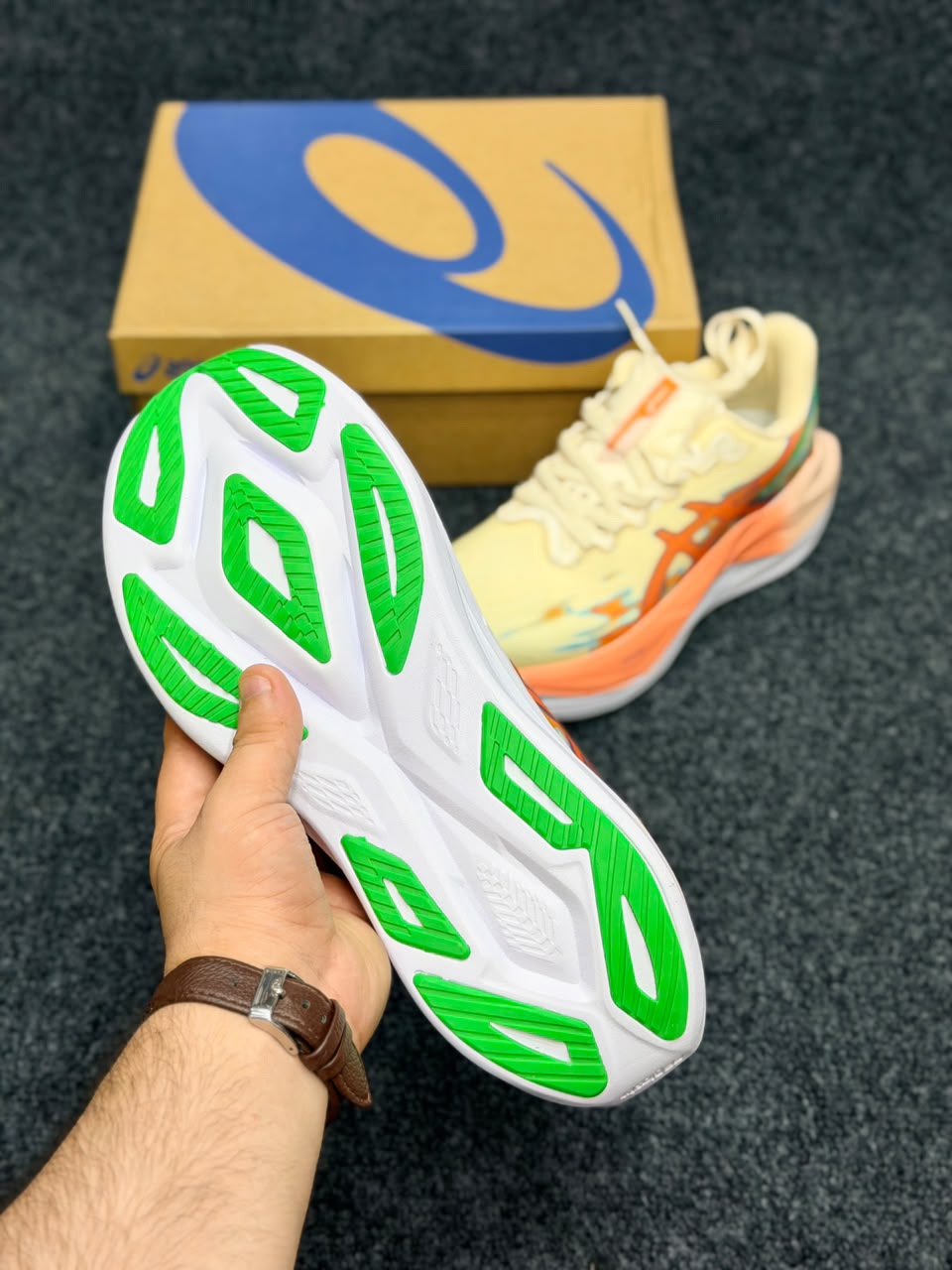 ASICS Superblast 3 – Cream / Orange Multi