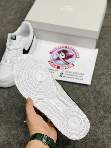 "Nike" Air Force White & black