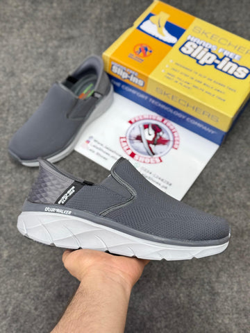 Skechers Slip-ins: Max Cushioning Hyper Burst Dark grey, Air-Cooled Memory Foam