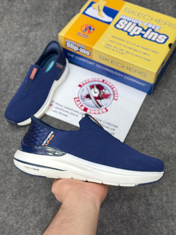 Skechers Slip-ins: Max Cushioning Hyper Burst Navy blue, Air-Cooled Memory Foam